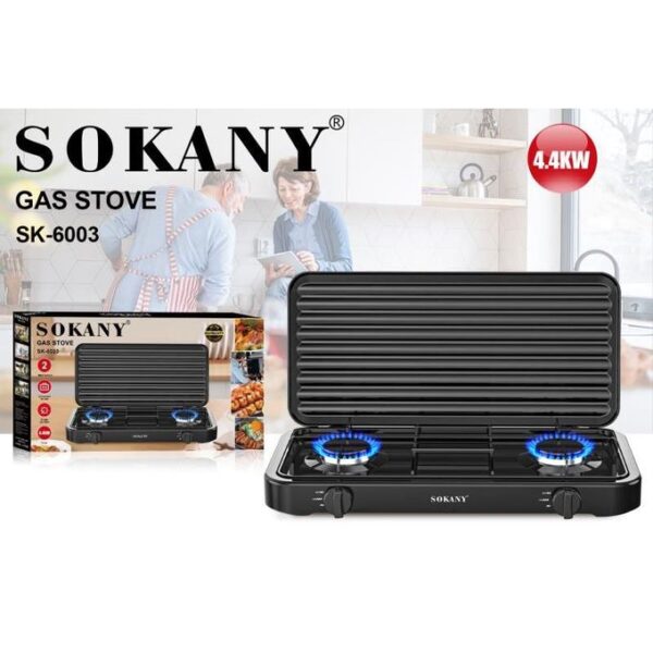 Sokany Gas Burner 2 Face