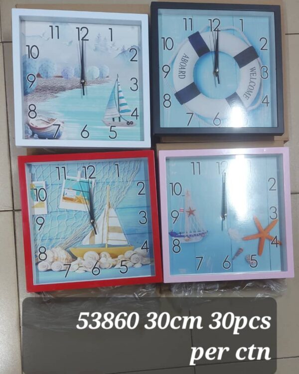 Square Shaped Wall Clock