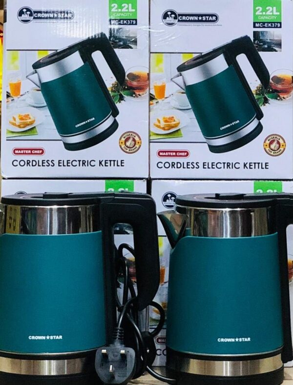 Crown Star Cordless Electric Kettle 2.2L