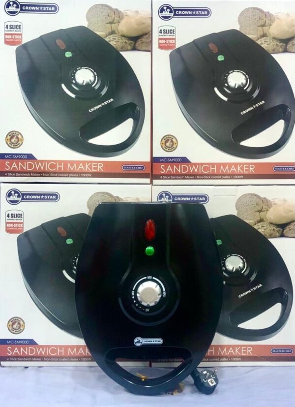 Crown Star Sandwich Maker 4 Slice