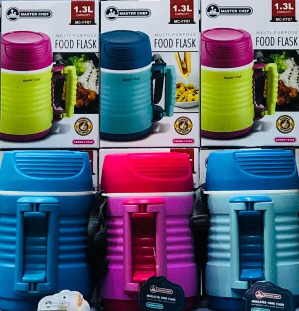 Master Chef Multipurpose Food Flask 1.3L - Image 2