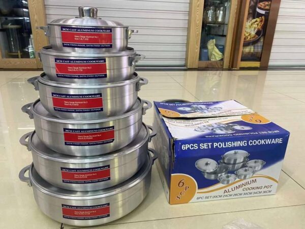6Pcs Set Polishing Cookware