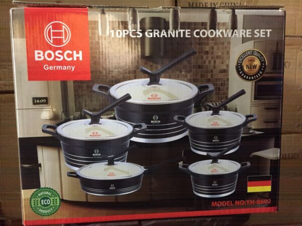 Bosch 10Pcs Granite Cookware Set