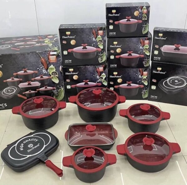 Haus Roland Cookware Set 14Pcs