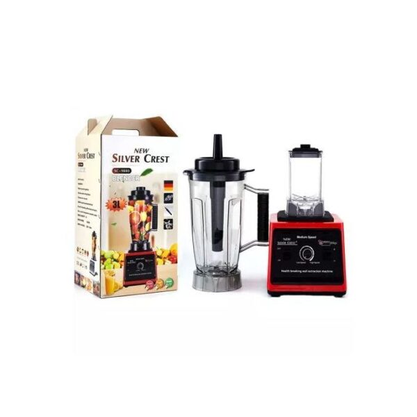 8000W Silver Crest Blender Double Cups 3Ltr