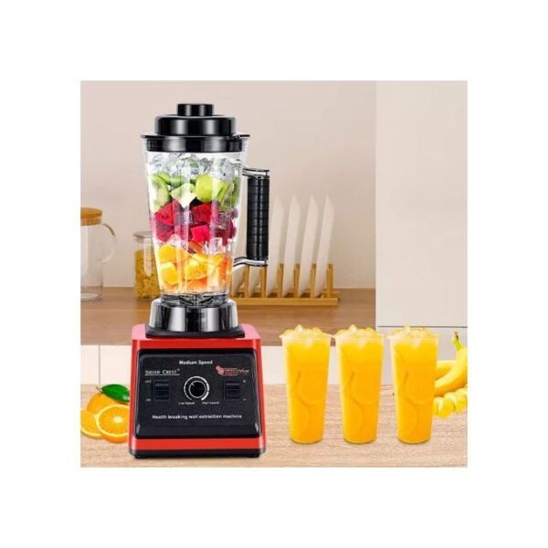 8000W Silver Crest Blender Double Cups 3Ltr - Image 2
