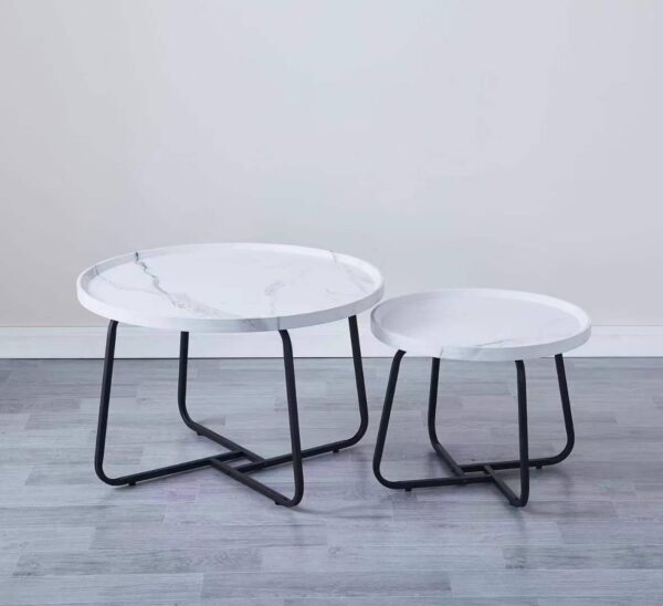 Nordic Round Shaped Center Table - Image 2