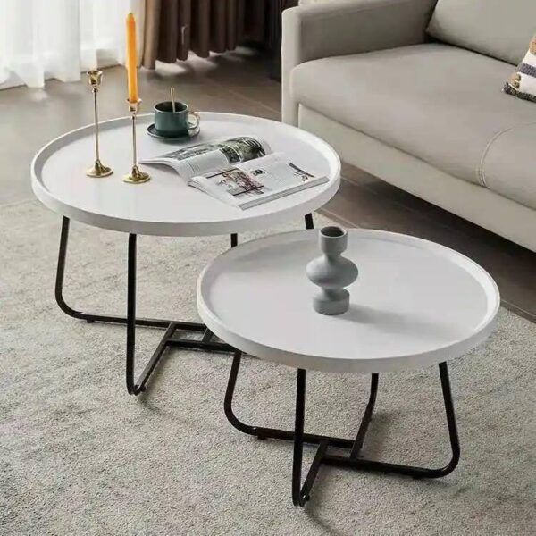 Nordic Center Table 120cm Round Shape - Image 3